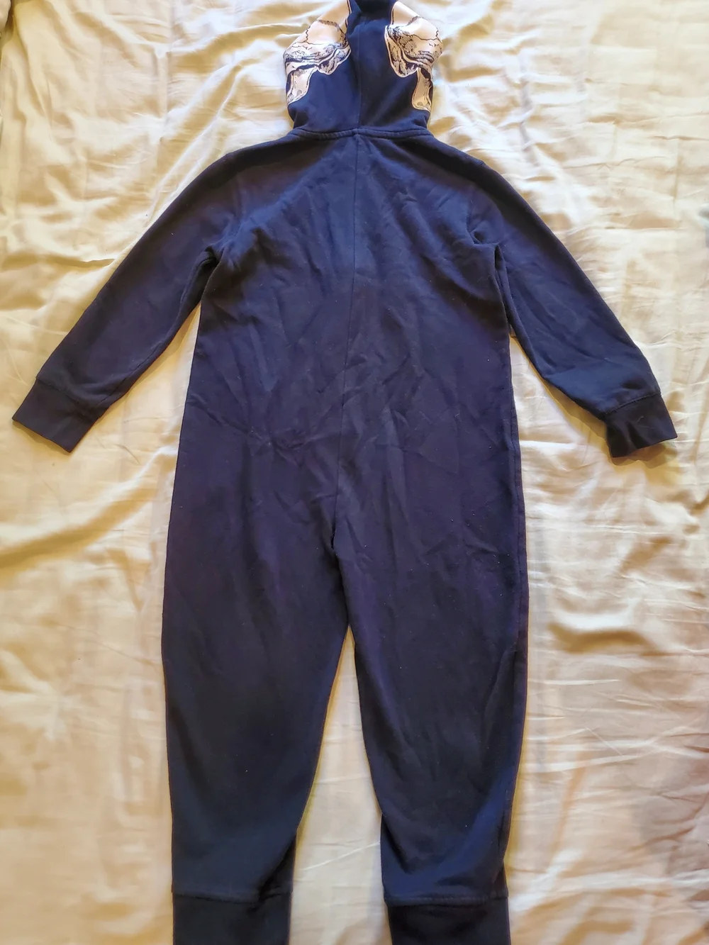 Old Navy Glow In The Dark Skeleton Onesie Jumpsuit Kids Size XS 5 Halloween
